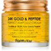 Farmstay 24K Gold & Peptide Perfect Ampoule Cream хидратиращ крем против стареене на кожата 80 мл.