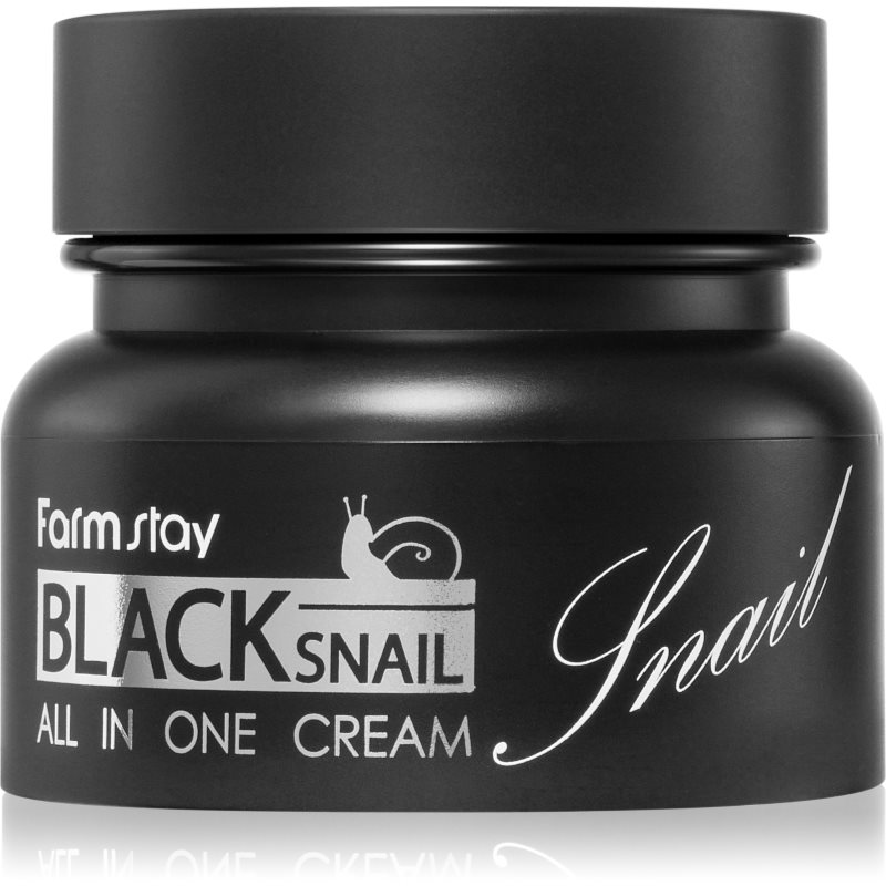 Farmstay Black Snail All-In One подхранващ крем за лице с екстракт от охлюви 100 мл.