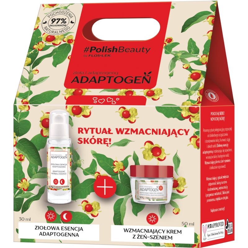 FlosLek Laboratorium Adaptogen подаръчен комплект с женшен