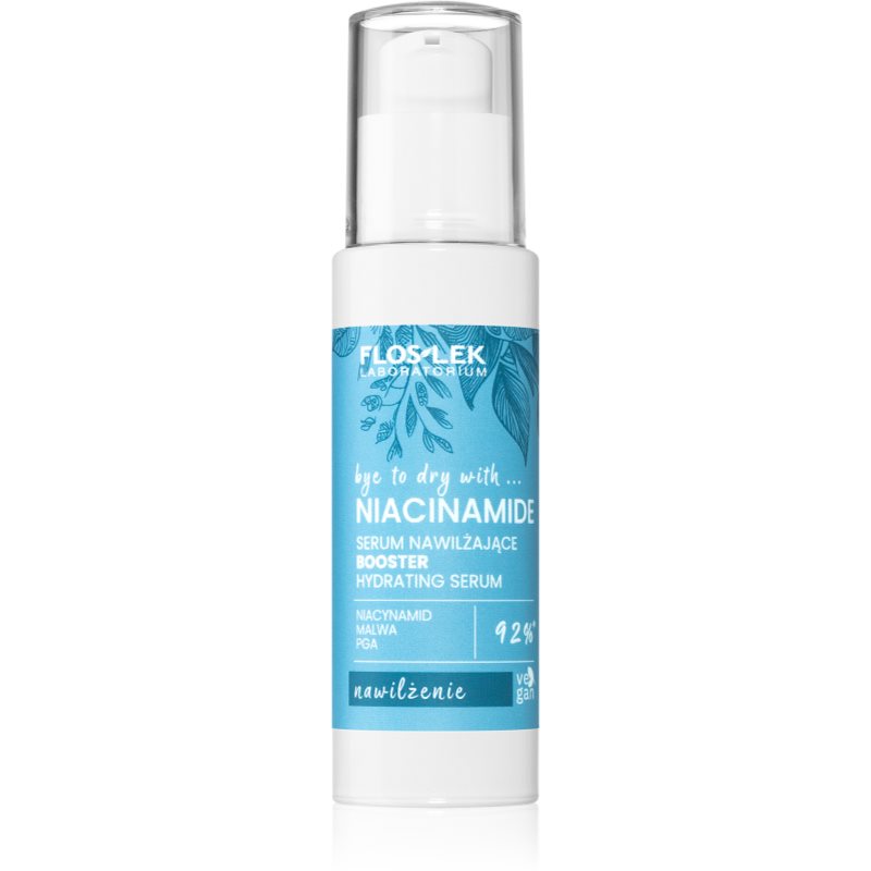 FlosLek Laboratorium Bye to dry with... Niacinamide хидратиращ и подхранващ серум 30 мл.