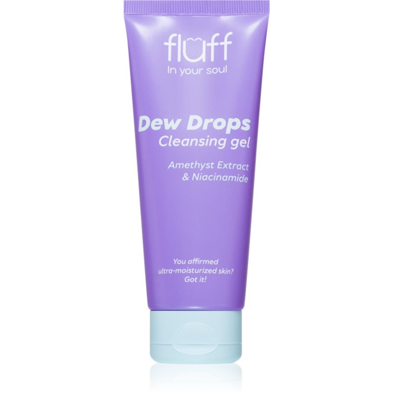 Fluff Dew Drops почистващ гел за лице с ниацинамид 100 мл.