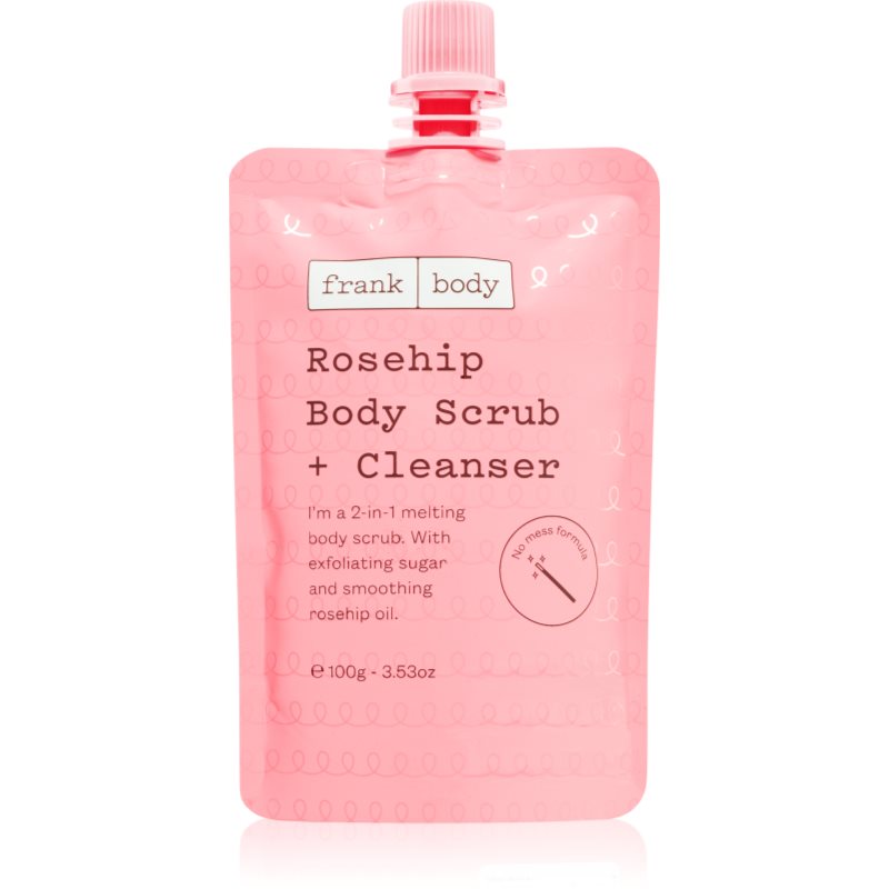 Frank Body Rosehip почистващ пилинг за тяло 2 в 1 100 гр. на ниска цена