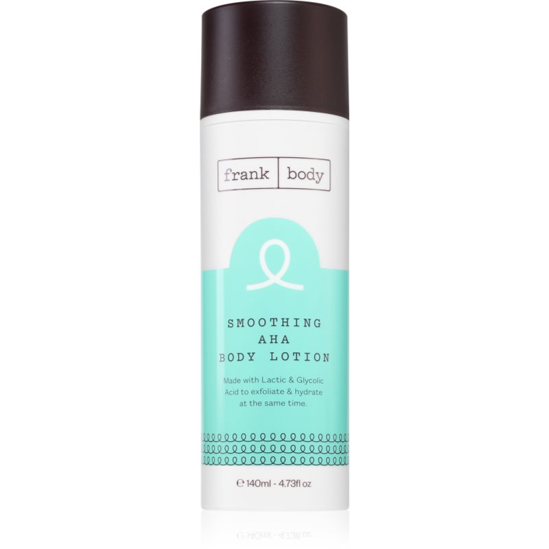 Frank Body Smoothing AHA Хидратиращ и подхранващ крем с млечна киселина New Green Look 140 мл.