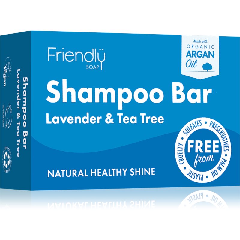 Friendly Soap Natural Shampoo Bar Lavender and Tea Tree натурален сапун За коса 95 гр. на ниска цена