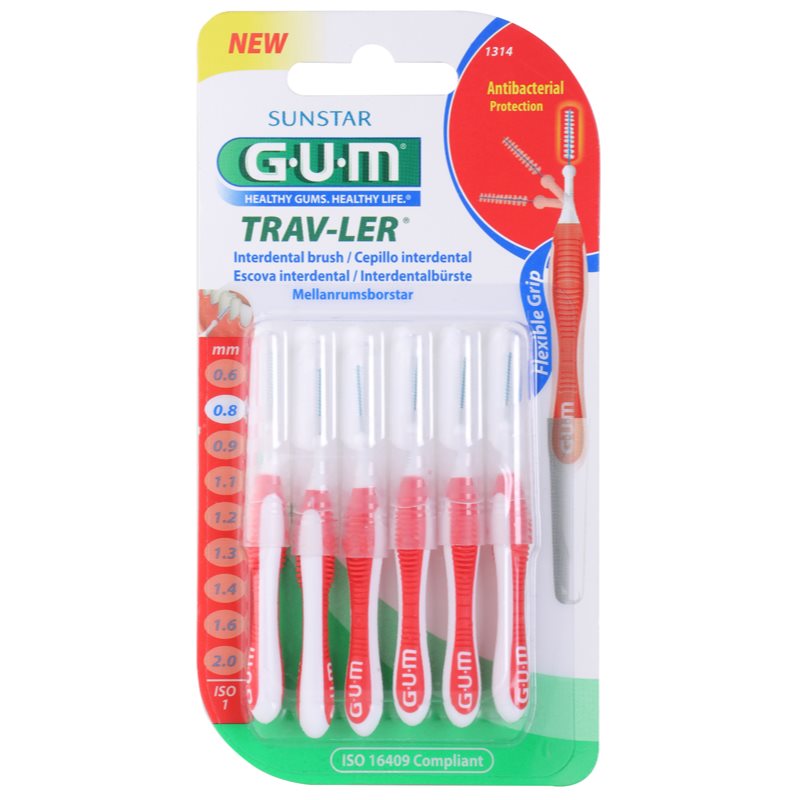 G.U.M Trav-Ler Interdental четки за междузъбно пространство 0