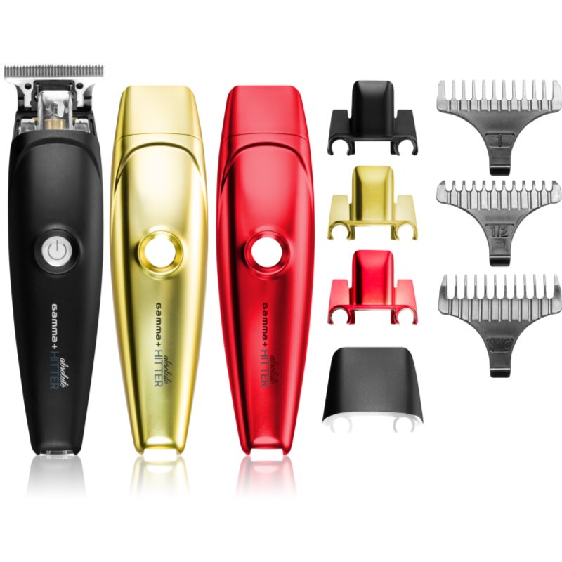 GAMMA PIÙ Absolute Hitter Trimmer машинка за подстригване на брада със сменяеми капаци 1 бр.