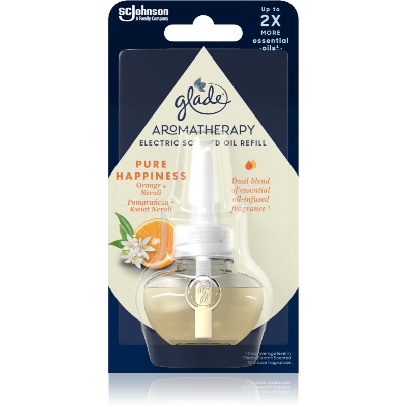 GLADE Aromatherapy Pure Happiness пълнител за електрически дифузер Orange + Neroli 20 мл.