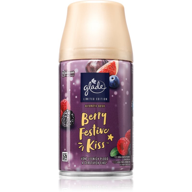 GLADE Berry Festive Kiss автоматичен освежител на въздуха пълнител 269 мл.