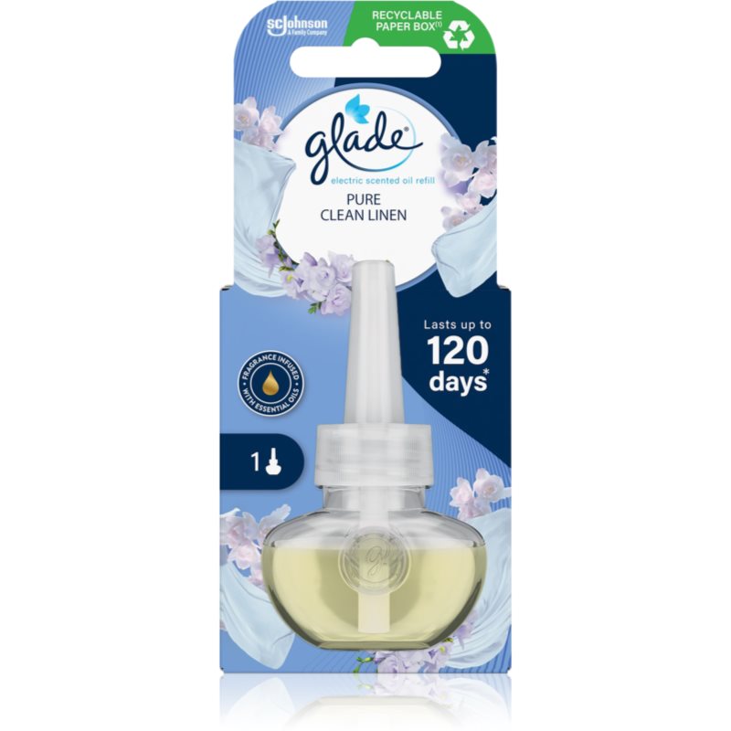 GLADE Pure Clean Linen пълнител за електрически дифузер 20 мл.