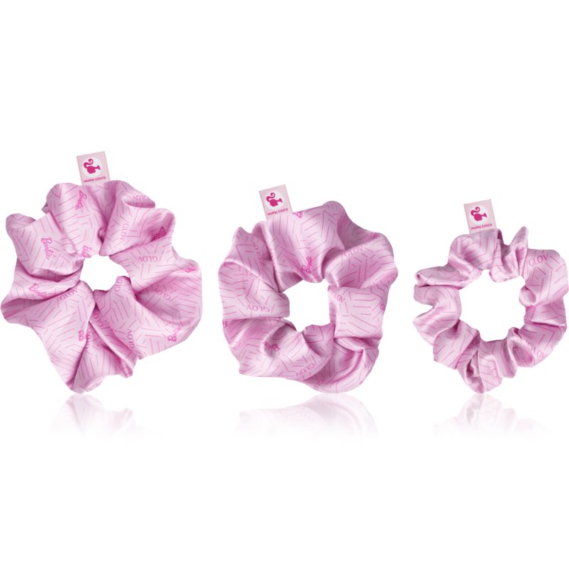 GLOV Barbie Scrunchies ластици за коса тип Zigzag 3 бр.