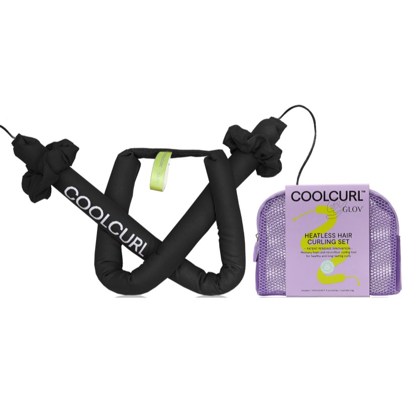 GLOV CoolCurl Heatless Haircurling Tool аксесоар за коса за оформяне на къдрици козметична чантичка Black 1 бр.