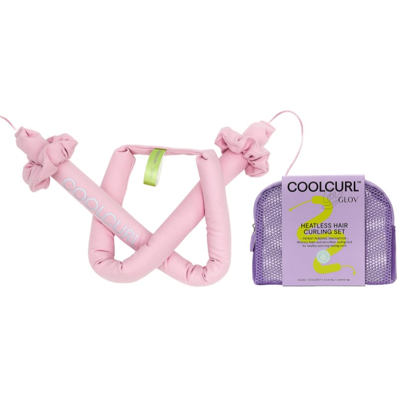 GLOV CoolCurl Heatless Haircurling Tool аксесоар за коса за оформяне на къдрици козметична чантичка Pink 1 бр. на ниска цена