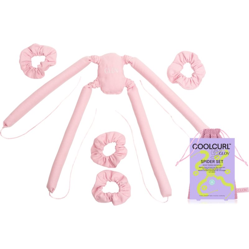 GLOV CoolCurl Spider Set аксесоар за коса за оформяне на къдрици цвят Pink 1 бр.