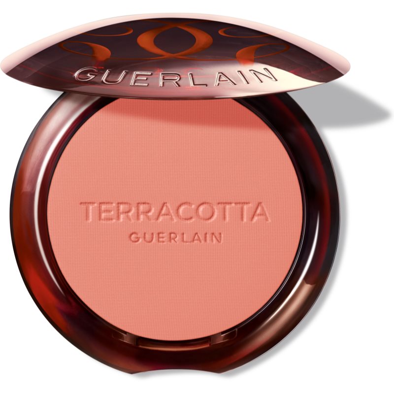 GUERLAIN Terracotta Blush освежаващ руж цвят 02 Light Coral 5 гр.