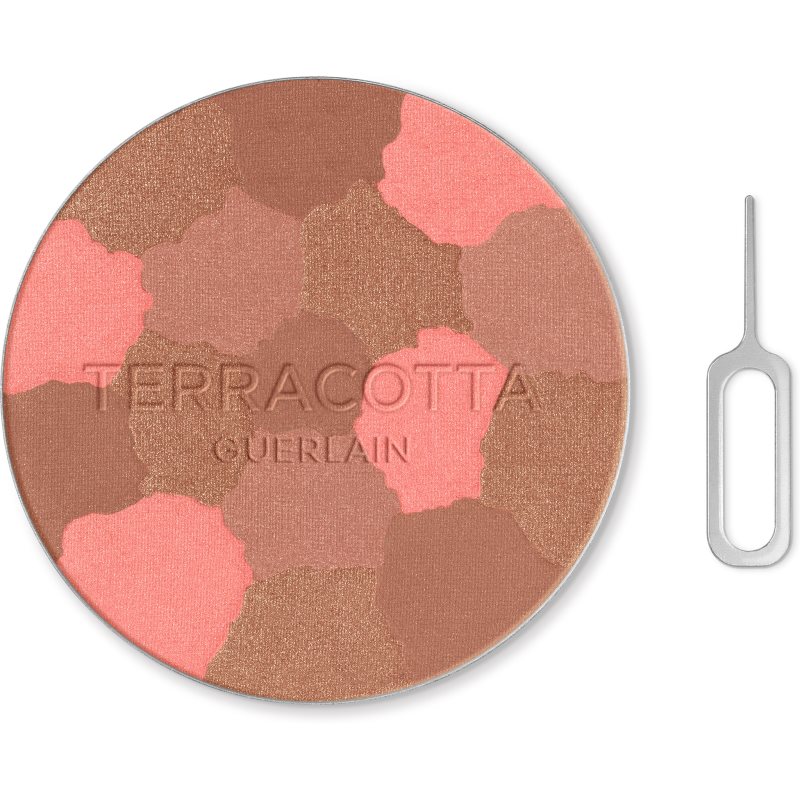 GUERLAIN Terracotta Light бронзираща озаряваща пудра пълнител цвят 04 Deep Cool 10 гр.