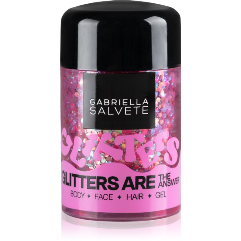 Gabriella Salvete Festival Headliners Glitters Are The Answer брокат за лице и тяло цвят Pink 10 мл. на ниска цена