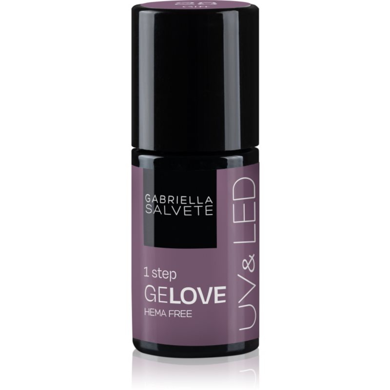 Gabriella Salvete GeLove гел лак за нокти с използване на UV/LED лампа 3 в 1 цвят 28 Gift 8 мл.