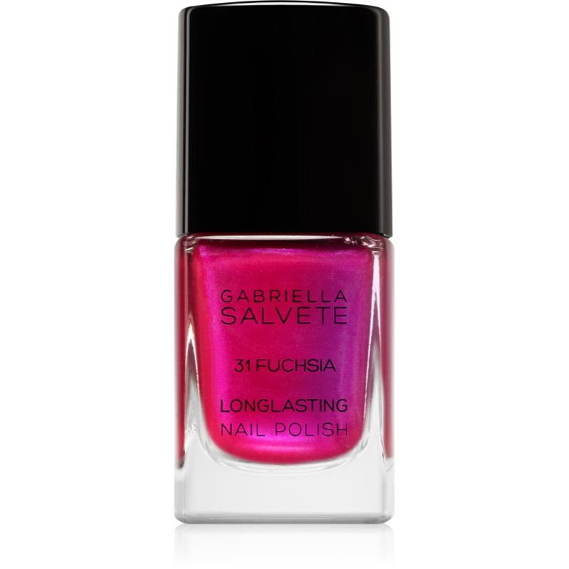 Gabriella Salvete Longlasting Enamel дълготраен лак за нокти перлен блясък цвят 31 Fuchsia 11 мл.