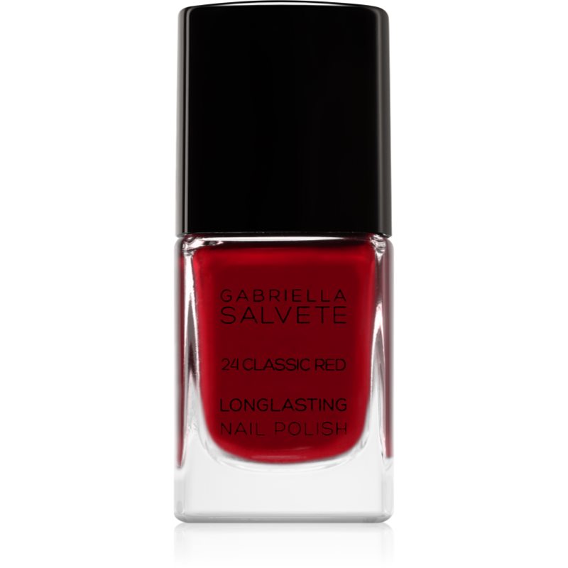 Gabriella Salvete Longlasting Enamel дълготраен лак за нокти със силен гланц цвят 24 Classic Red 11 мл.