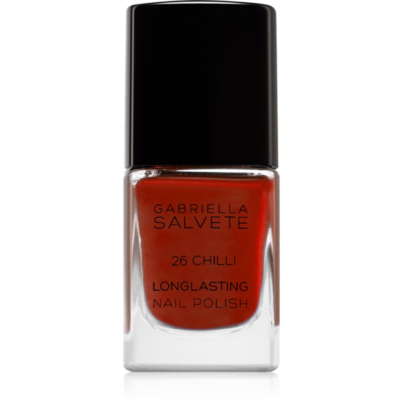Gabriella Salvete Longlasting Enamel дълготраен лак за нокти със силен гланц цвят 26 Chilli 11 мл.