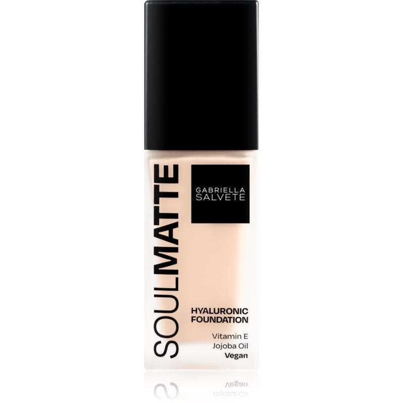 Gabriella Salvete SoulMatte дълготраен фон дьо тен с матиращ ефект цвят 02C Ivory Cold 30 мл.