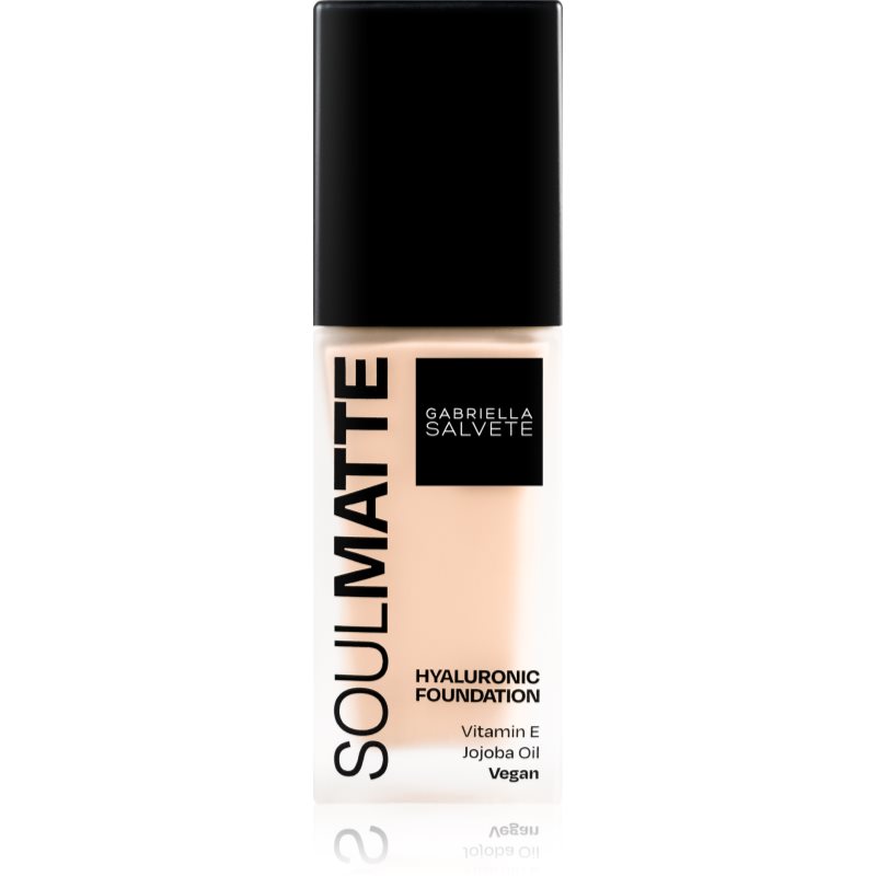 Gabriella Salvete SoulMatte дълготраен фон дьо тен с матиращ ефект цвят 02W Ivory Warm 30 мл.