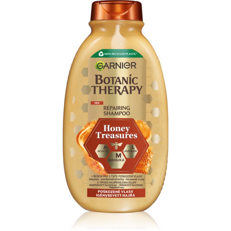 Garnier Botanic Therapy Honey & Propolis възстановяващ шампоан за увредена коса 250 мл.