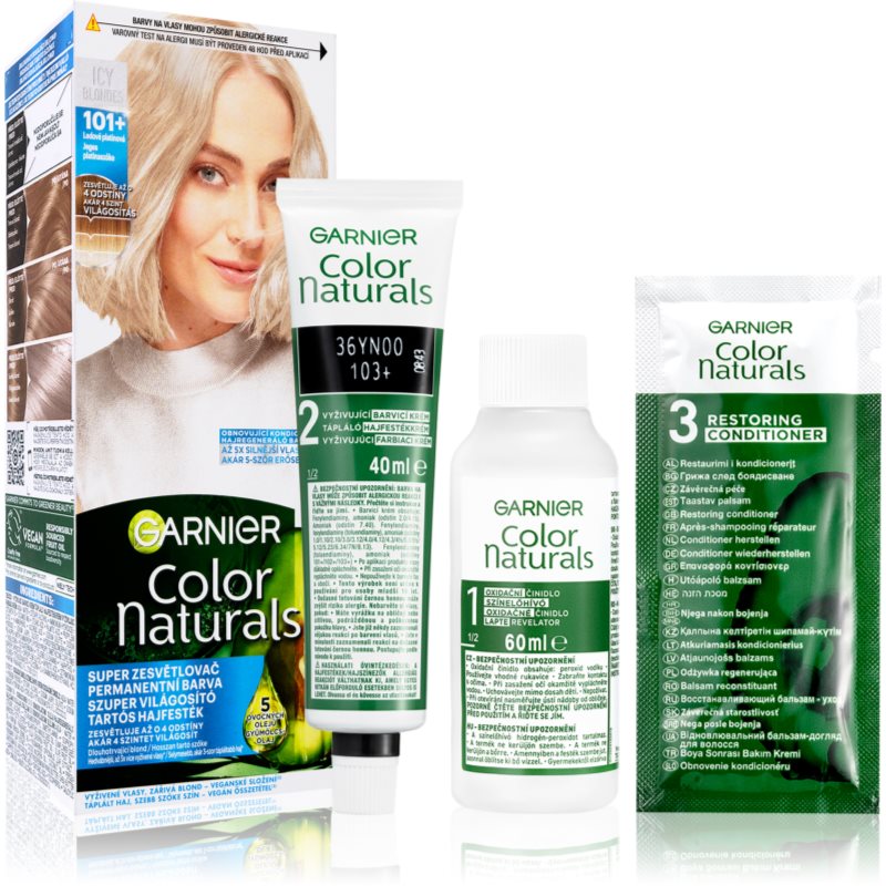Garnier Color Naturals Creme боя за коса цвят 101+ Platinum Ice 1 бр.