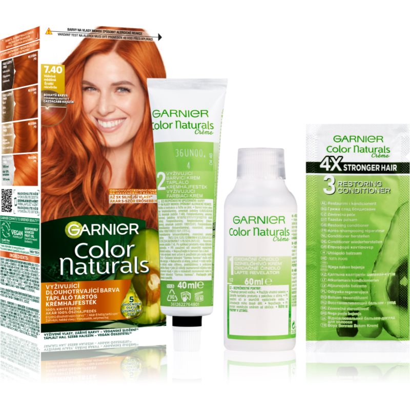 Garnier Color Naturals Creme боя за коса цвят 7.40 Intense Copper 1 бр.
