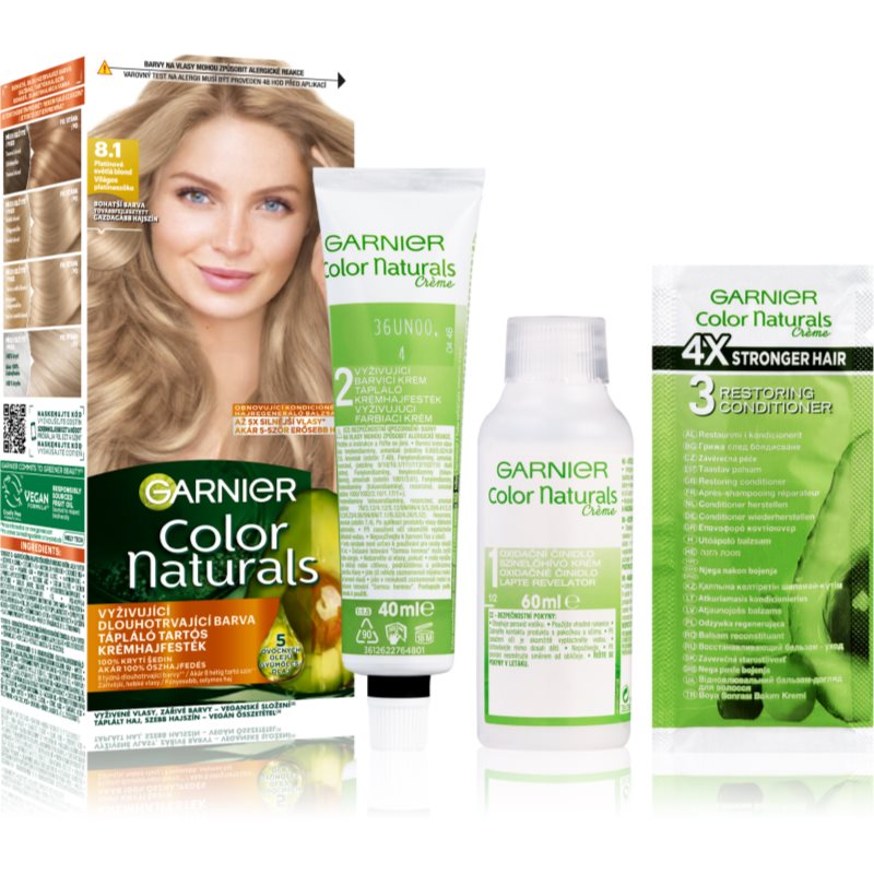 Garnier Color Naturals Creme боя за коса цвят 8.1 Natural Light Ash Blond 1 бр.