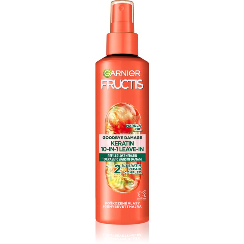 Garnier Fructis Goodbye Damage спрей без отмиване с кератин 150 мл. на ниска цена