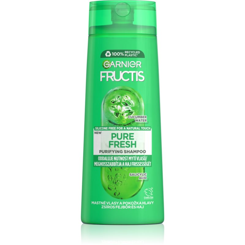 Garnier Fructis Pure Fresh подсилващ шампоан 400 мл.