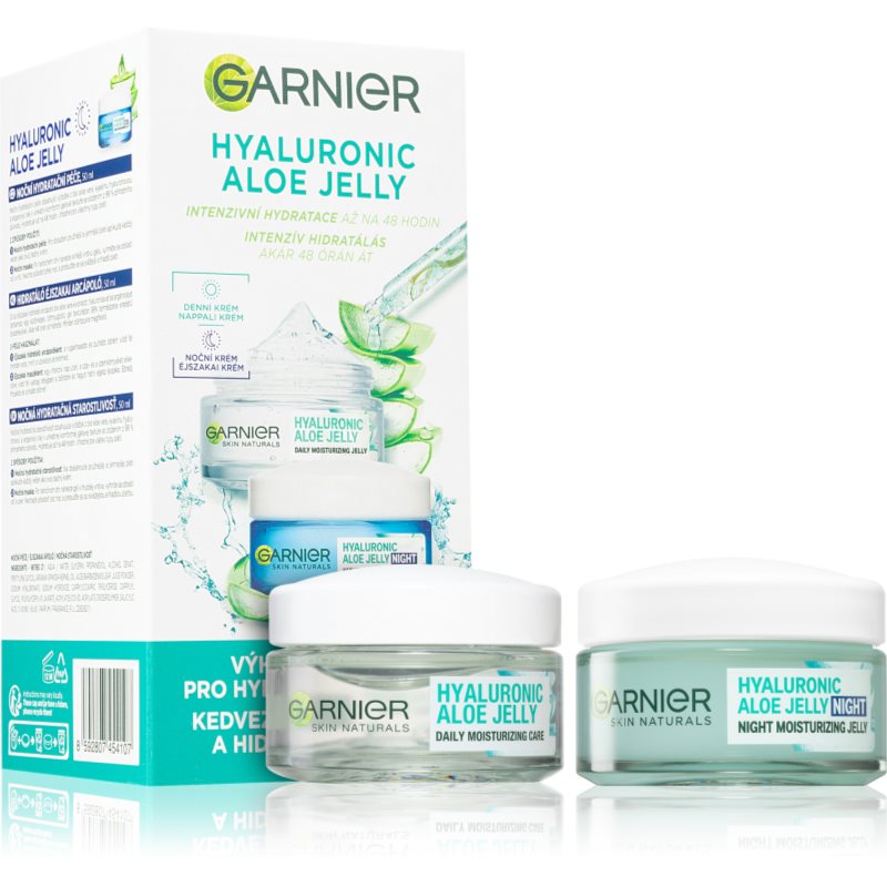 Garnier Hyaluronic Aloe Jelly комплект за грижа за лице дневен и нощен на ниска цена