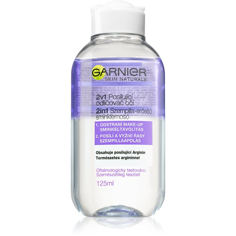 Garnier Skin Naturals подсилващ продукт за почистване на грим от околоочната зона 2 в 1 125 мл. на ниска цена