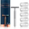 Gillette King C. Double Edge самобръсначка + резервни ножчета 5 бр.