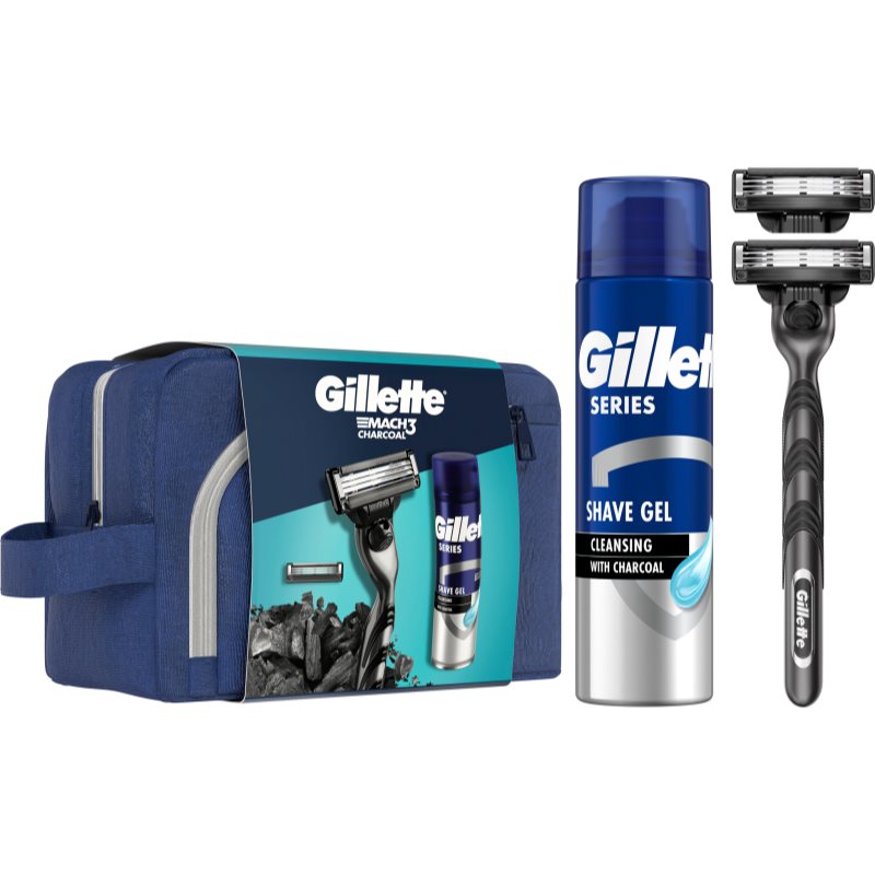 Gillette Mach3 Charcoal подаръчен комплект за мъже
