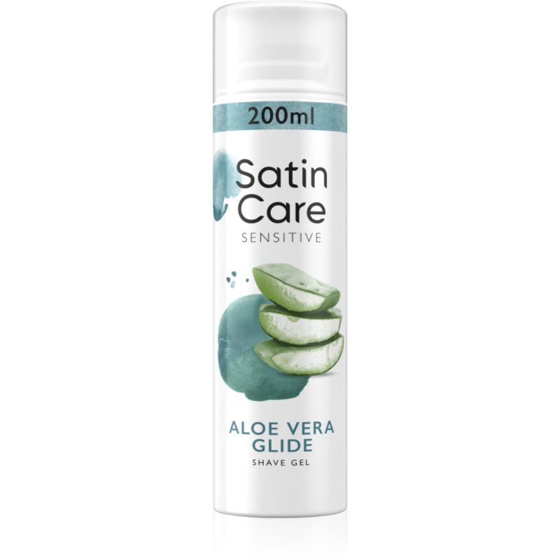 Gillette Satin Care Aloe Vera гел за бръснене за жени 200 мл.