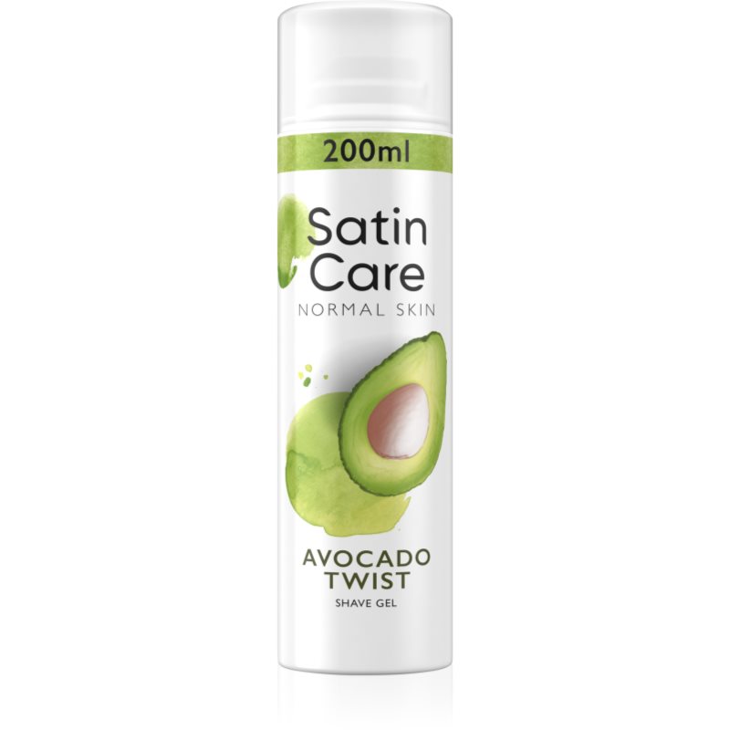 Gillette Satin Care Avocado Twist гел за бръснене за жени 200 мл. на ниска цена
