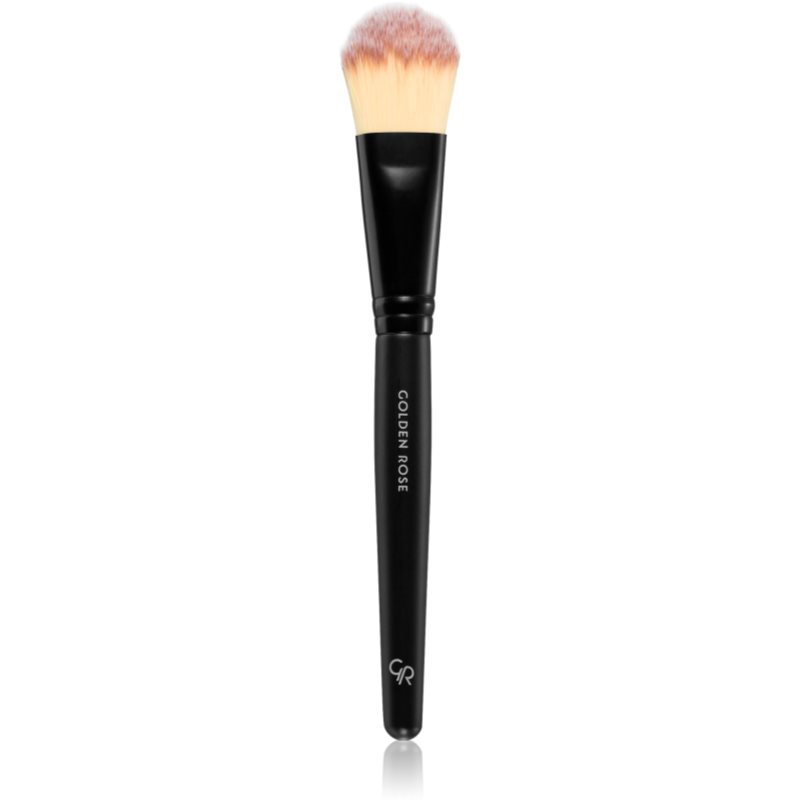 Golden Rose Foundation Brush четка с кръгла форма за фон дьо тен и основи 1 бр.