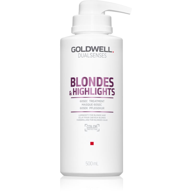 Goldwell Dualsenses Blondes & Highlights регенерираща маска  неутрализиращ жълтеникавите оттенъци 500 мл.