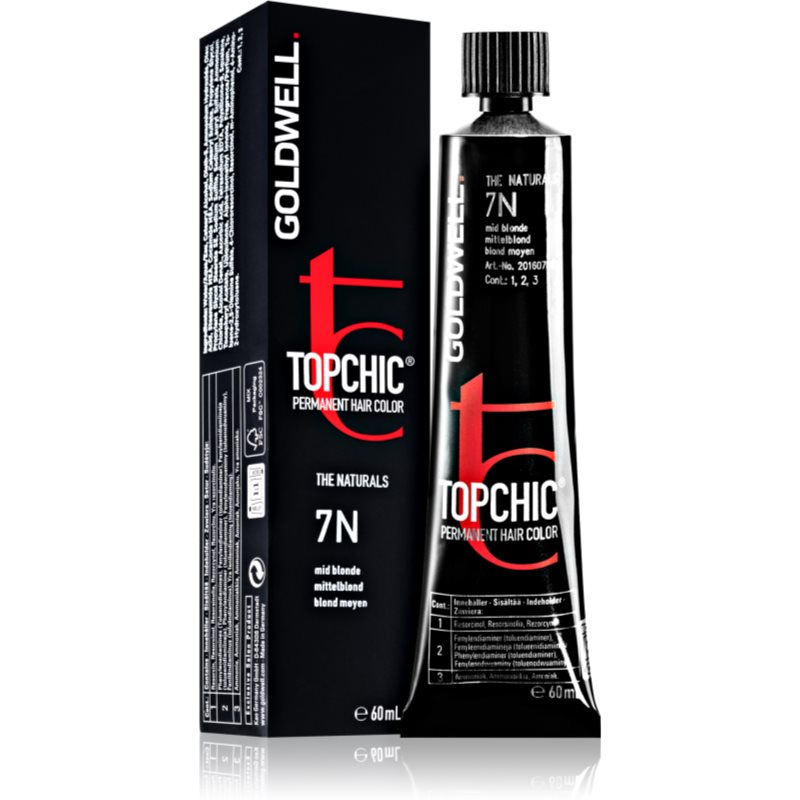 Goldwell Topchic Permanent Hair Color боя за коса цвят 7-N 60 мл. на ниска цена