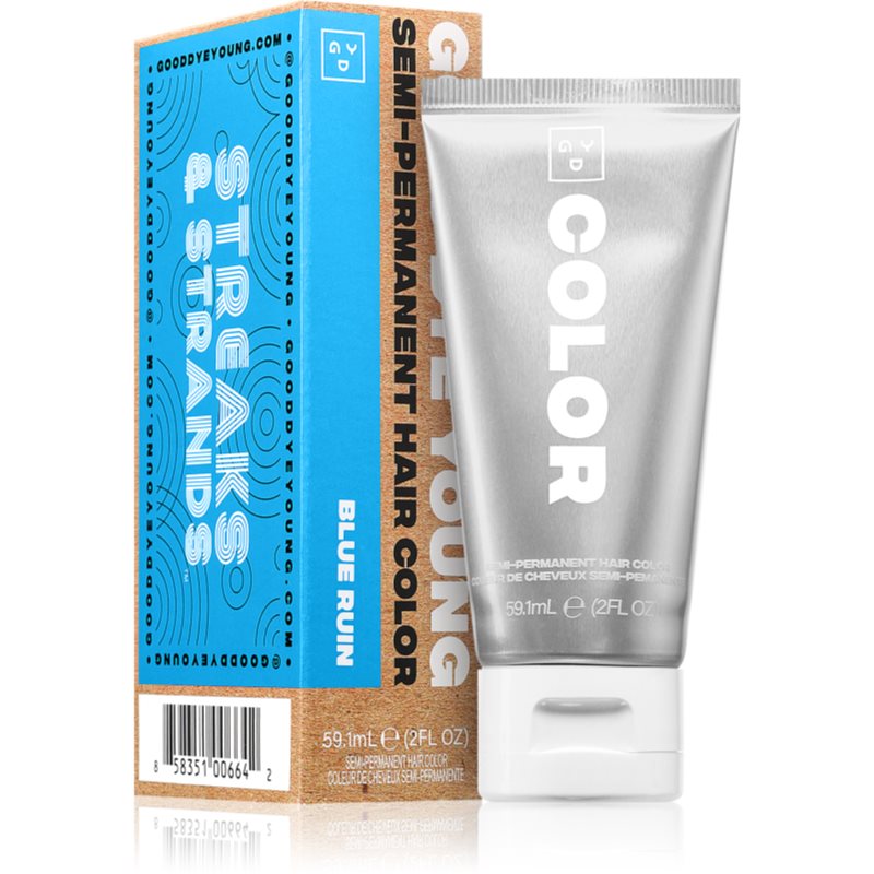 Good Dye Young Semi-Permanent Hair Colour полу-перманента боя за коса цвят Blue Ruin 59
