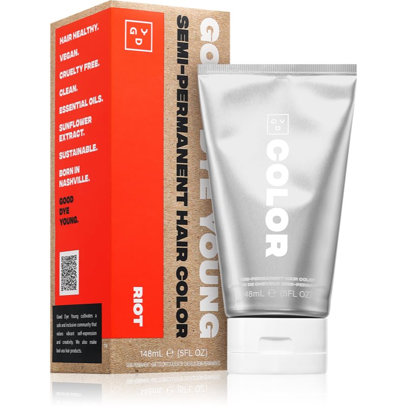Good Dye Young Semi-Permanent Hair Colour полу-перманента боя за коса цвят Riot 148 мл.