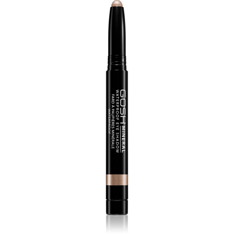 Gosh Mineral Waterproof дълготрайни сенки за очи в молив водоустойчиви цвят 002 Golden Brown 1