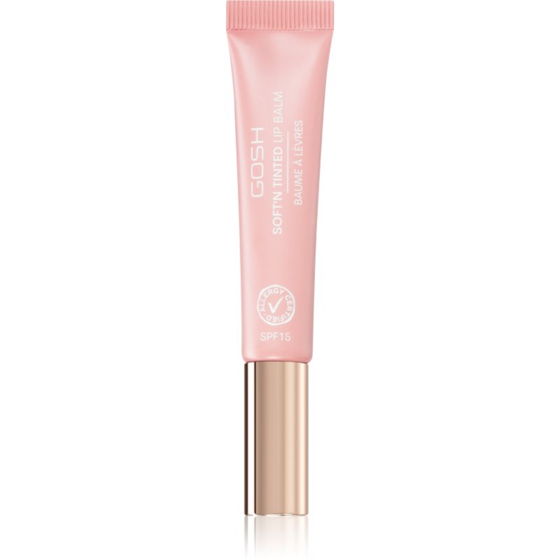Gosh Soft`n Tinted тониращ балсам за устни SPF 15 цвят Rose 8 мл.