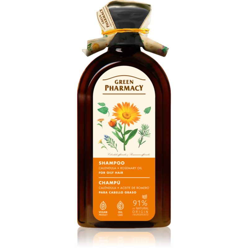 Green Pharmacy Calendula Shampoo шампоан за нормална към омазняваща се коса 350 мл.