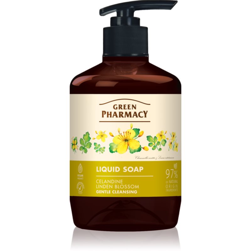 Green Pharmacy Celandine Hand Soap течен сапун 460 мл.