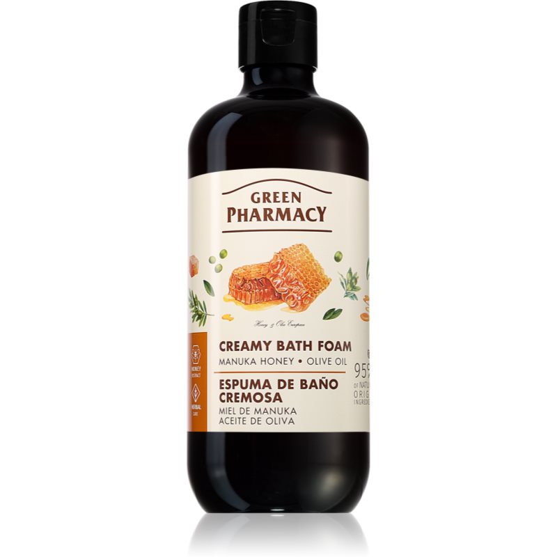 Green Pharmacy Manuka Honey & Olive Oil Bath Foam кремообразна пяна за вана 500 мл.