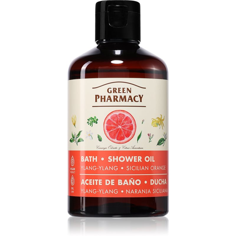 Green Pharmacy Ylang-ylang & Sicilian Orange Bath Oil освежаващ душ гел 250 мл.
