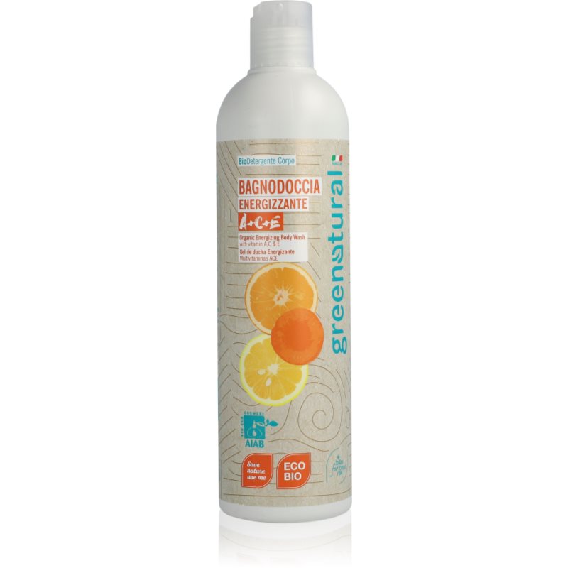 Greenatural Body Wash with Vitamins ACE зареждащ с енергия душ гел с витамини A